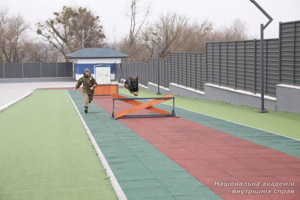 Вивчення криміналістики курсантами НАВС на базі Кінологічного центру ГУНП в Київській області