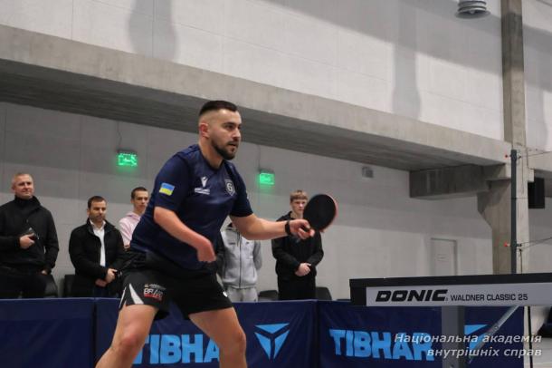Відкрите тренування з настільного тенісу в Національній академії внутрішніх справ