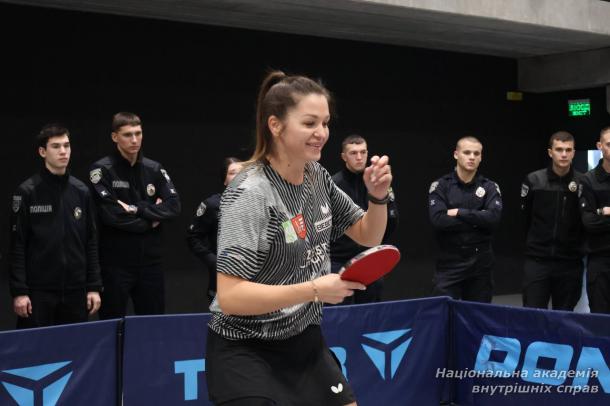 Відкрите тренування з настільного тенісу в Національній академії внутрішніх справ