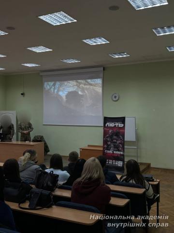 Профорієнтаційна зустріч студентів із представниками бригади «Лють»