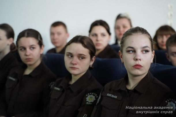 У НАВС відбулася театралізована лекція до Шевченківських днів