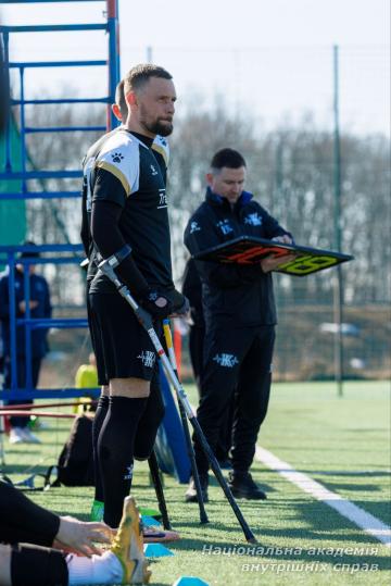 Представник НАВС переміг у Кубку України з ампфутболу