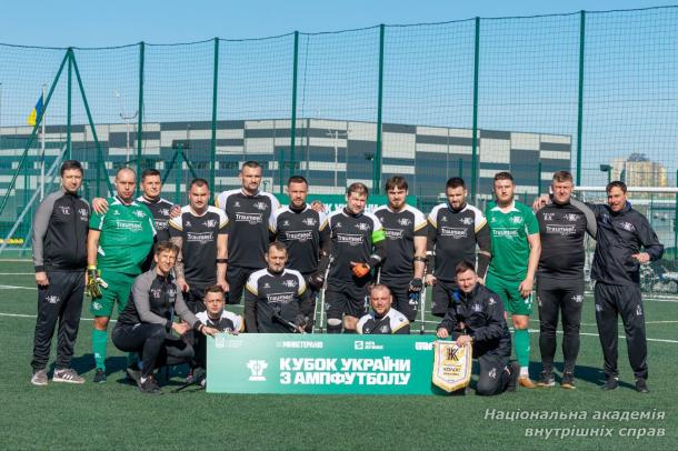 Представник НАВС переміг у Кубку України з ампфутболу