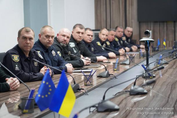На базі НАВС відбулося короткострокове підвищення кваліфікації керівників територіальних підрозділів поліції На базі НАВС відбулося короткострокове підвищення кваліфікації керівників територіальних підрозділів поліції