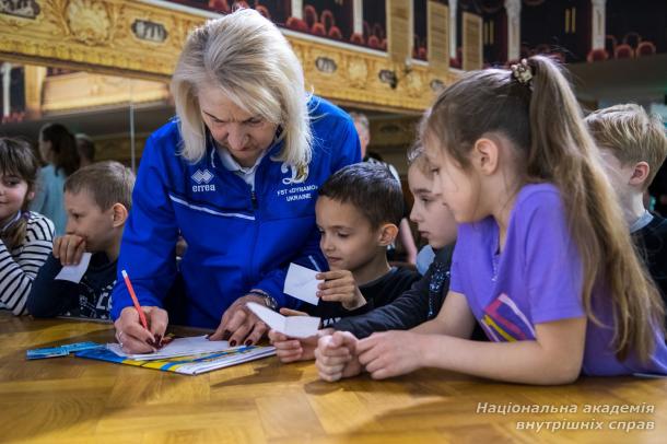 Представники НАВС  провели профорієнтаційну зустріч із ліцеїстами спільно з ФСТ «Динамо» України