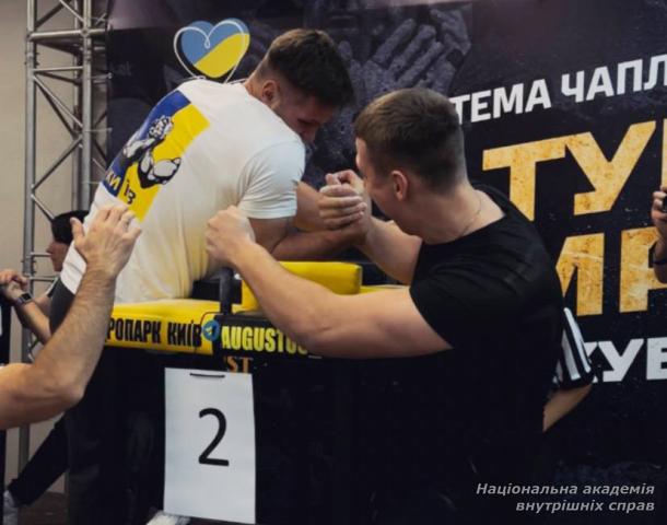Курсант НАВС — призер Кубка міста Києва з армреслінгу