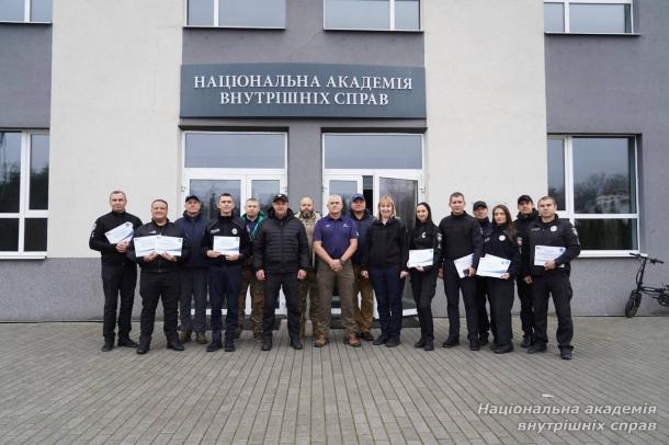 У НАВС провели тренінг із мінної безпеки та гуманітарного розмінування за підтримки міжнародних партнерів