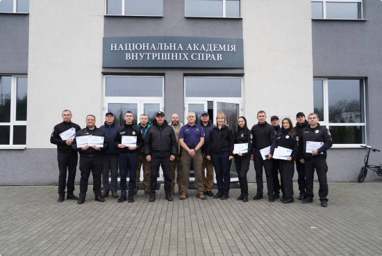 У НАВС провели тренінг із мінної безпеки та гуманітарного розмінування за підтримки міжнародних партнерів