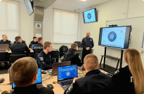 Представники Департаменту кримінального аналізу НПУ проводять цикл лекцій у НАВС Фото