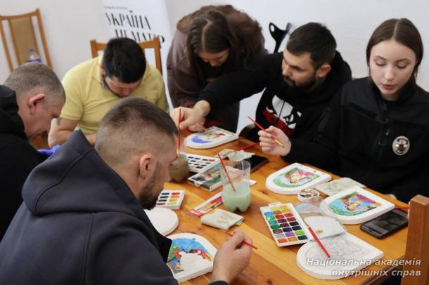 Курсанти НАВС відвідали ветеранів у реабілітаційному центрі МВС