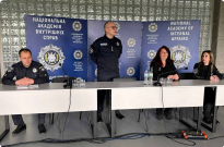«Бути поліцейським під час війни — це більше, ніж професія»: курсанти НАВС зустрілися з бойовим офіцером патрульної поліції Фото