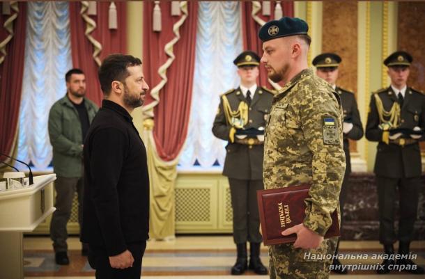 Звання Героя України присвоєно студенту НАВС Ростиславу Кондричу