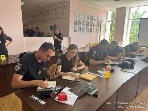 У НАВС провели практичні заняття для фахівців підрозділів криміналістичного забезпечення