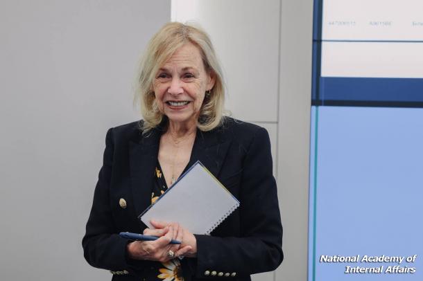 Mitzi Perdue at NAIA: on education, war, and the power of mental health