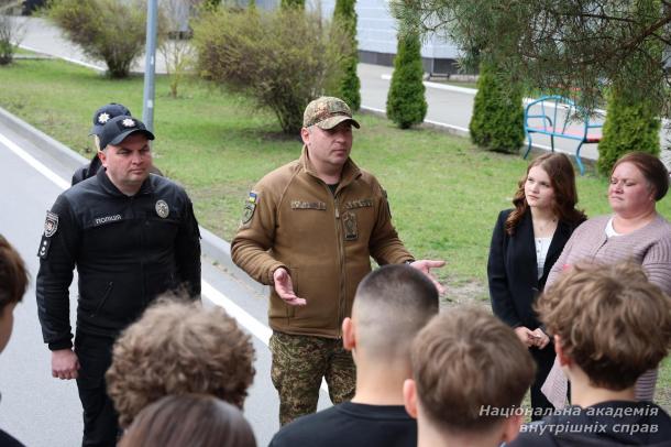 У навчально-науковому інституті поліцейської діяльності НАВС відбувся день відкритих дверей