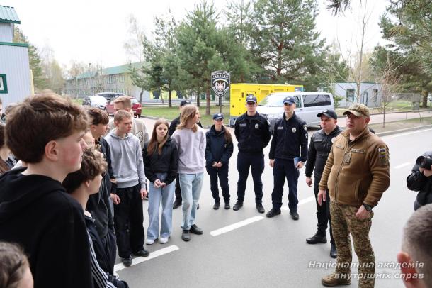 У навчально-науковому інституті поліцейської діяльності НАВС відбувся день відкритих дверей