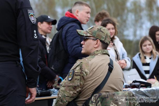 У навчально-науковому інституті поліцейської діяльності НАВС відбувся день відкритих дверей