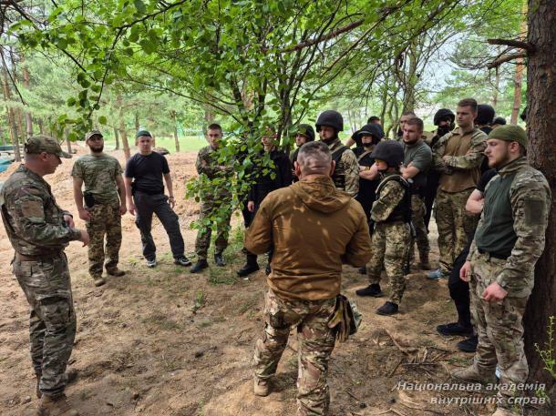 Практичне заняття з тактичної підготовки на полігоні НАВС