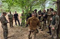 Практичне заняття з тактичної підготовки на полігоні НАВС Фото