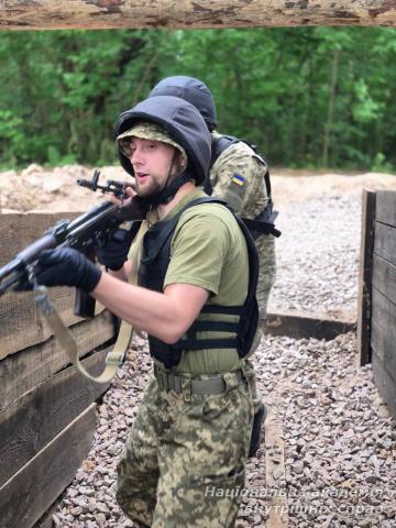 Практичне заняття з тактичної підготовки на полігоні НАВС