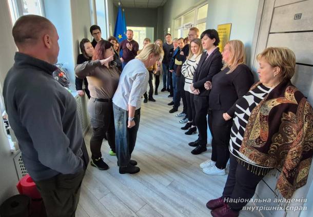 Працівники Секретаріату Уповноваженого Верховної Ради України з прав людини пройшли практичне навчання з домедичної підготовки Працівники Секретаріату Уповноваженого Верховної Ради України з прав людини пройшли практичне навчання з домедичної підготовки