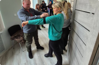 Працівники Секретаріату Уповноваженого Верховної Ради України з прав людини пройшли практичне навчання з домедичної підготовки Фото