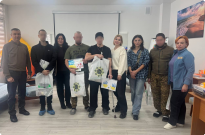 Студентки ІЗДН долучилися до занять із психоемоційного відновлення військовослужбовців Фото