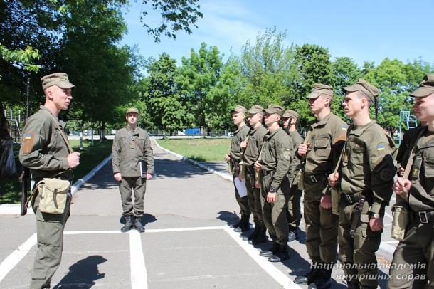 Підготовка курсантів факультету НГУ до польового виїзду