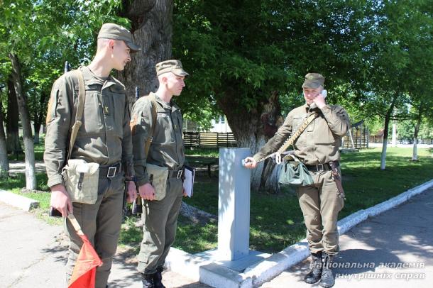 Підготовка курсантів факультету НГУ до польового виїзду
