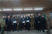 На базі НАВС відбувся чемпіонат зі стрільби серед учасників бойових дій та ветеранів Фото