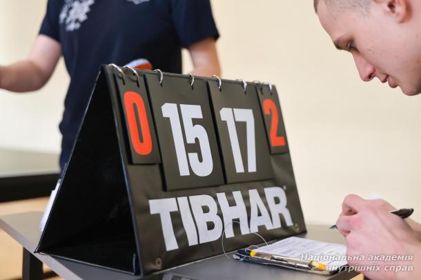 Збірна НАВС — чемпіони з настільного тенісу серед ЗВО системи МВС України