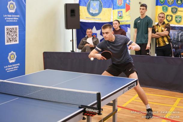 Збірна НАВС — чемпіони з настільного тенісу серед ЗВО системи МВС України