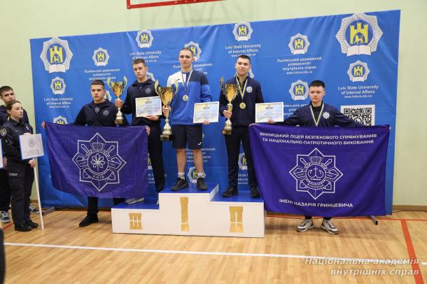 Збірна НАВС — чемпіони з настільного тенісу серед ЗВО системи МВС України