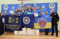 Збірна НАВС — чемпіони з настільного тенісу серед ЗВО системи МВС України Фото