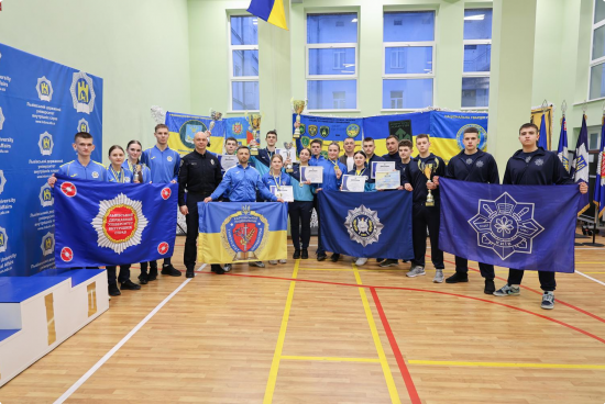 Збірна НАВС — чемпіони з настільного тенісу серед ЗВО системи МВС України