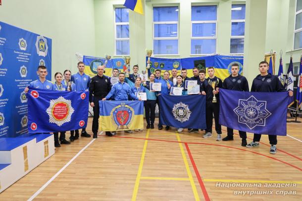 Збірна НАВС — чемпіони з настільного тенісу серед ЗВО системи МВС України