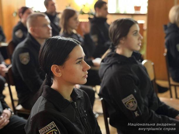 Курсанти НАВС ушанували пам’ять Героя Андрія Бахтова Курсанти НАВС ушанували пам’ять Героя Андрія Бахтова