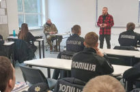 Бінарне заняття для курсантів за участю військового ветерана Фото