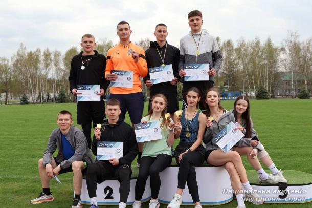 У НАВС відбулися змагання з легкої атлетики