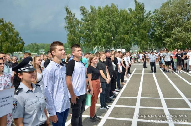 Оголошення наказу про зарахування курсантів 1-го курсу денної форми навчання
