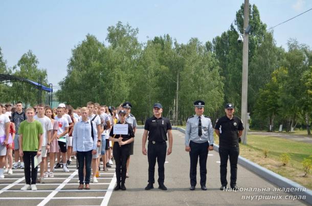 Оголошення наказу про зарахування курсантів 1-го курсу денної форми навчання