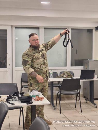 Ветерани навчають, як рятувати життя: упровадження воєнного досвіду в підготовку майбутніх поліцейських
