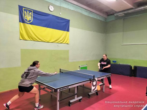 Представники НАВС взяли участь у чемпіонаті з настільного тенісу «Динаміада-2025»
