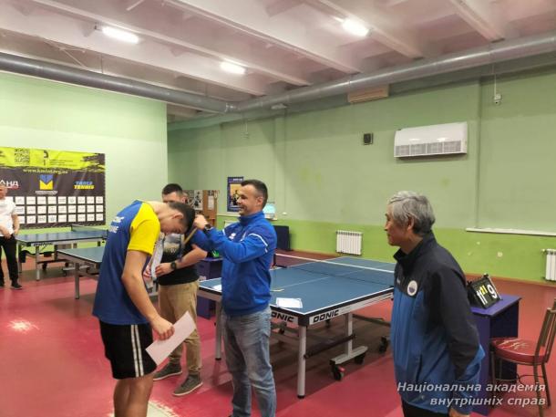 Представники НАВС взяли участь у чемпіонаті з настільного тенісу «Динаміада-2025»