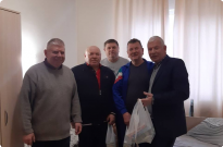 Представники Ради ветеранів НАВС відвідали поранених захисників у шпиталі Фото