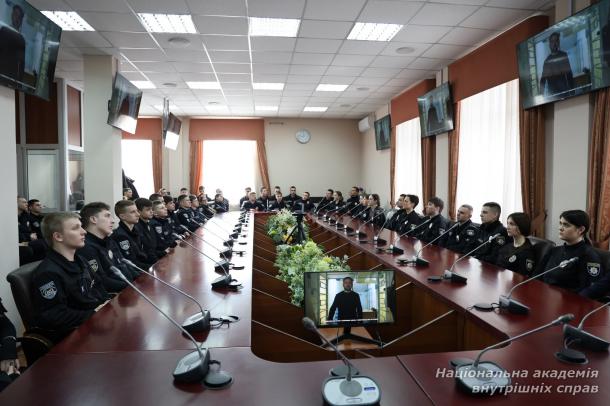 Пам’ятні заходи в НАВС до 4-ї річниці повномасштабного вторгнення рф в Україну