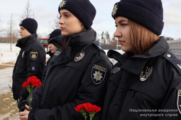 Пам’ятаємо кожного: курсанти ННІПД вшанували загиблих оборонців України