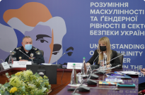 Представлено результати міжнародного наукового дослідження «Розуміння маскулінності та ґендерної рівності в секторі безпеки України» Фото