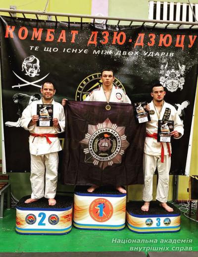 Курсанти академії здобули призові місця на чемпіонаті України  з комбат дзю-дзюцу