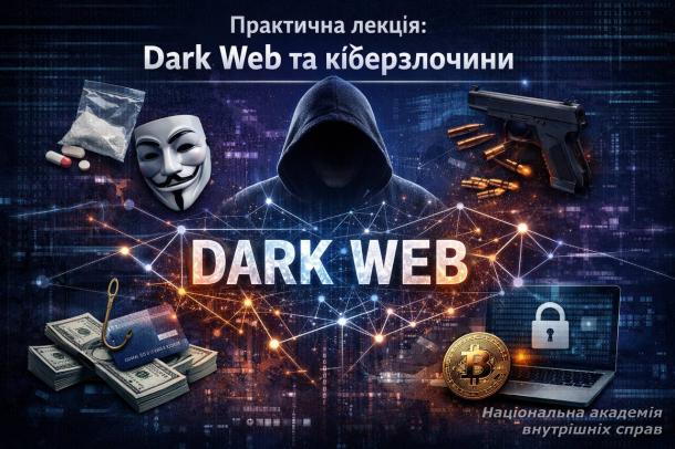 Dark Web як середовище вчинення кібер- та наркозлочинів: для курсантів НАВС проведено практичну лекцію